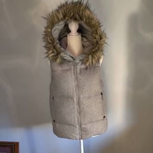 Gap Outdoor Edition puffer wool blend down vest size small